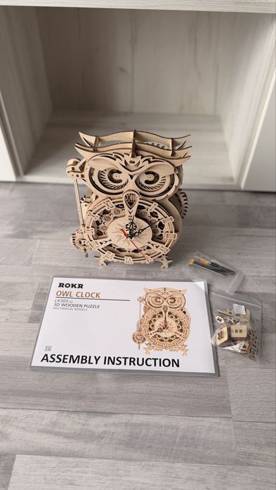 Vand ceas decorativ sub forma de bufnita