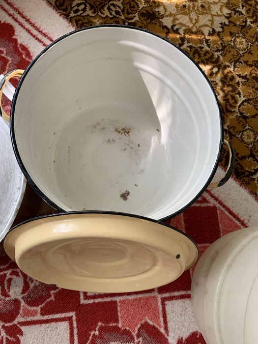 Кастрюли эмалированный, аллюминиевый