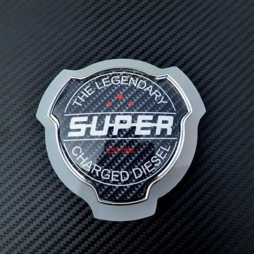 Огледална табела SUPER карбон външна за решетка 12-24V , 2 цвята