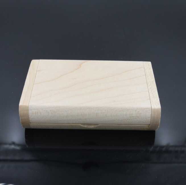 Stick USB memorie + cutie lemn 64 GB Memory marturie nunta +CADOU!