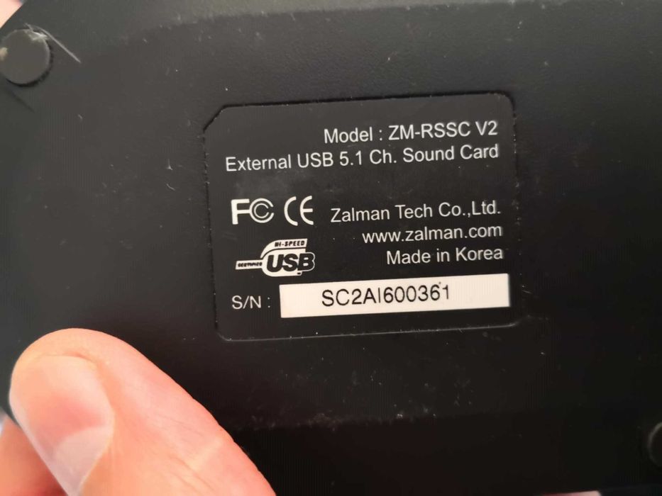 Звукова карта Zalman ZM-RSSC V2