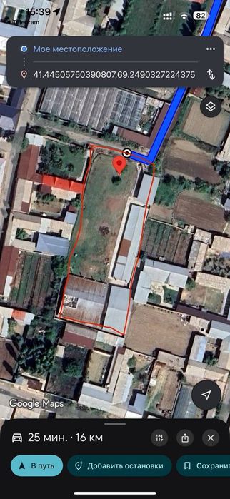 Toshkent tumani Keles Novoi 48 soti joy sotiladi kattej qurishga