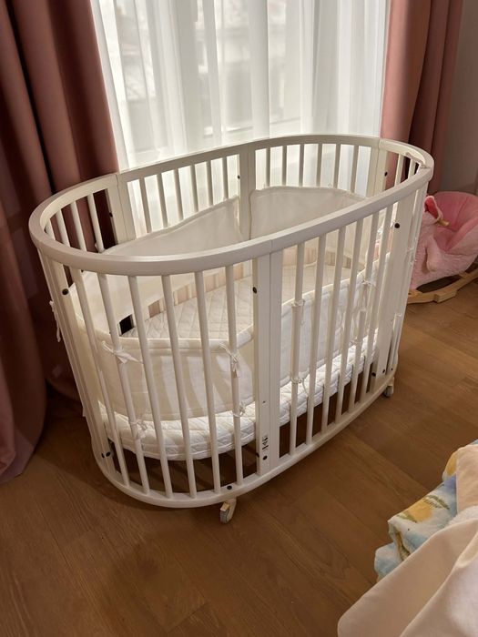 Stokke patut + extensie junior si saltele incluse
