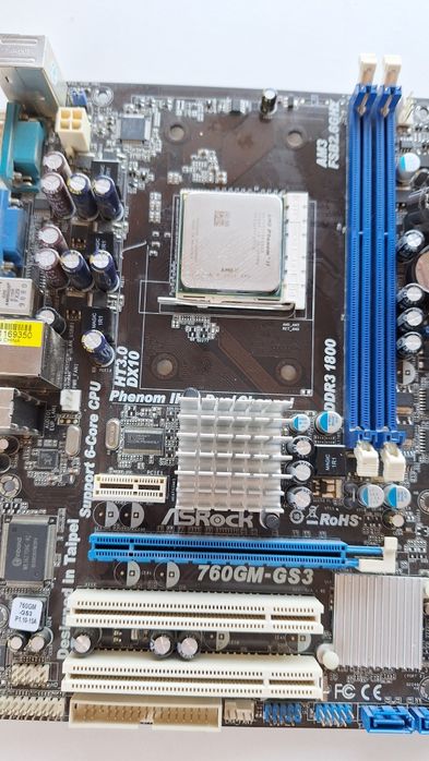Asrock 760GM-GS3  Am3 за части