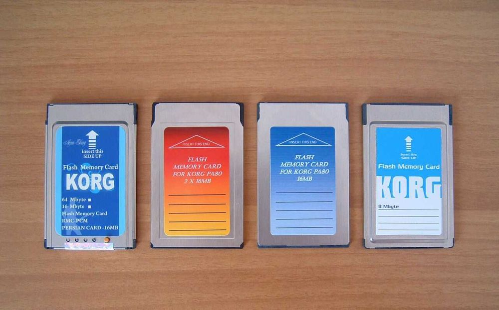 Carduri Samplere .KMP Clapa Korg Pa80 8/16/32/64 MB