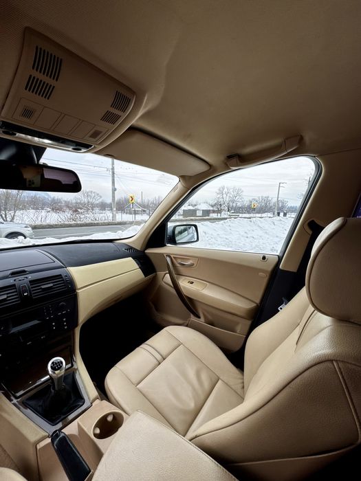 Bmw x3 - x drive - an 2006 - 2.0d 150 cp - interior piele crem -