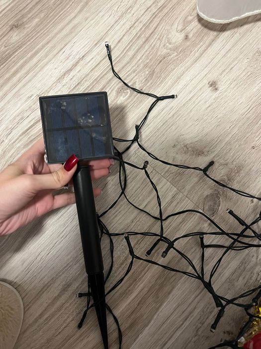 100 LED Solar String Lights