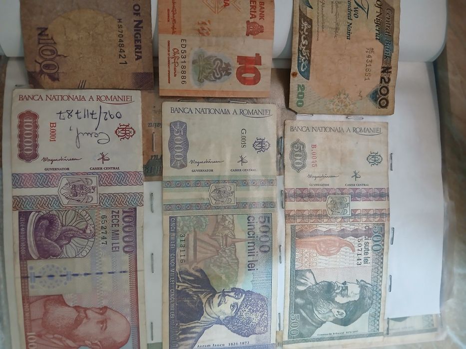 Monede și bancnote vechi Romanesti si străine