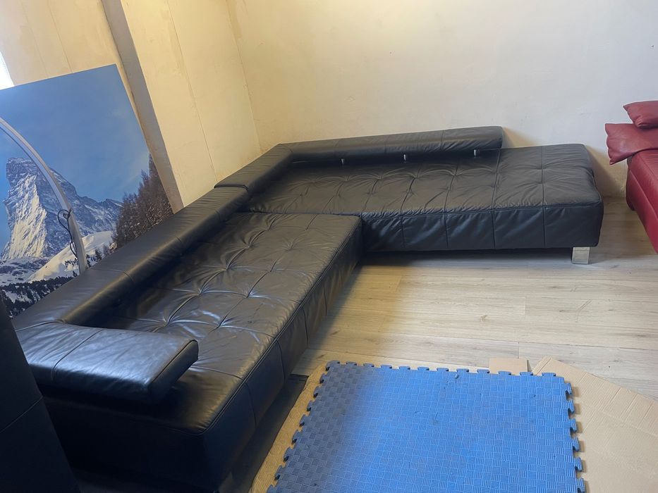 Кожен диван*сБЕЗПЛАТНА ДОСТАВКА*за цялата страна-естествена кожа диван