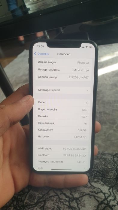 Iphone XS 512GB BLACK