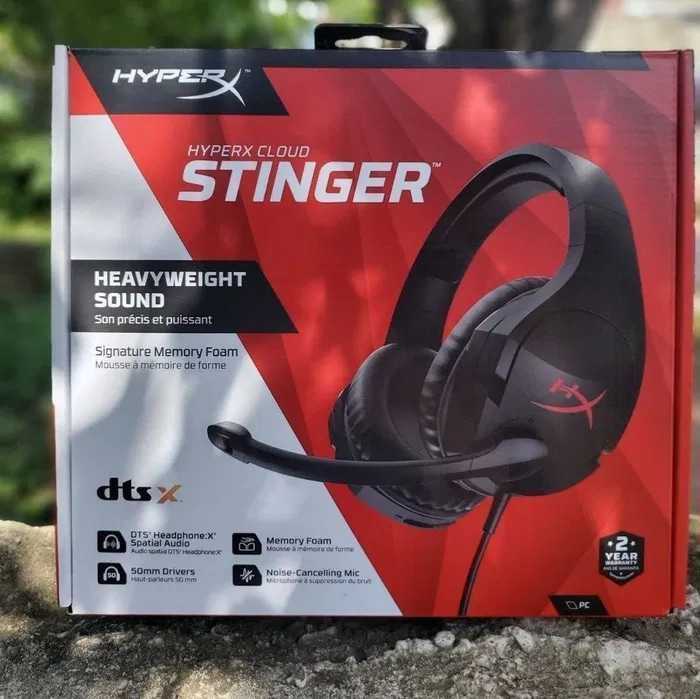 Оригинал! Hyperx Cloud Stinger Наушники/Гарнитура/50мм динамики