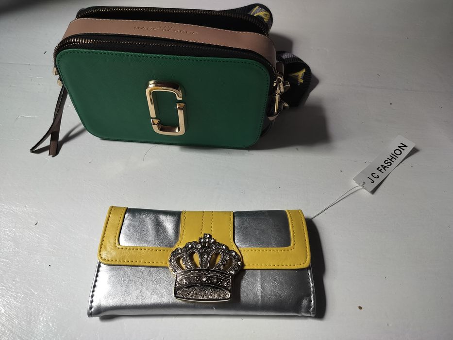 Geanta Marc Jacobs  si portofel.piele ecologica