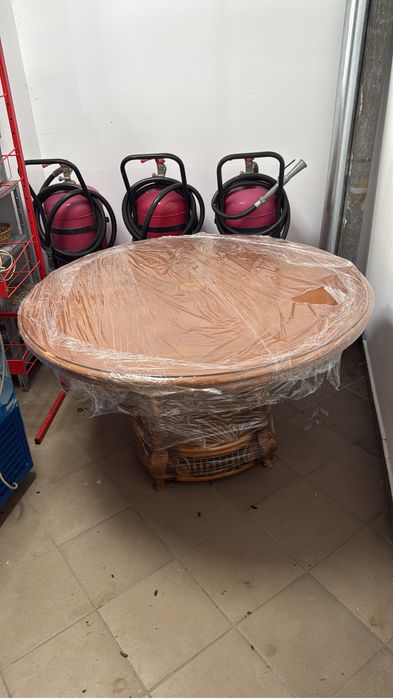 Set Mobilier Bamnbus cu lemn de cires