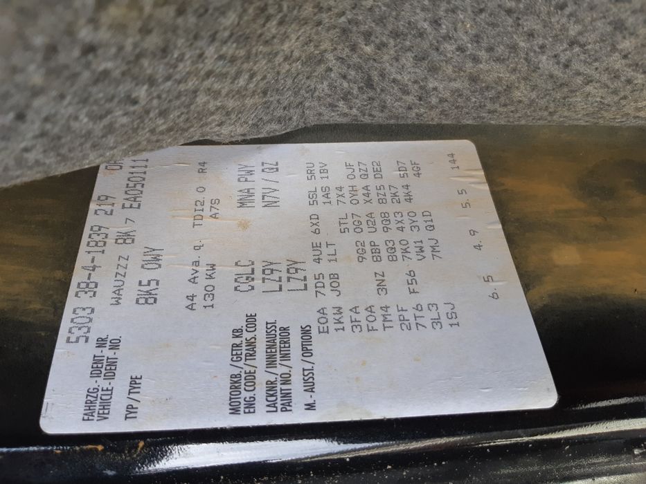 Ауди а4 б8 2.0тди куатро