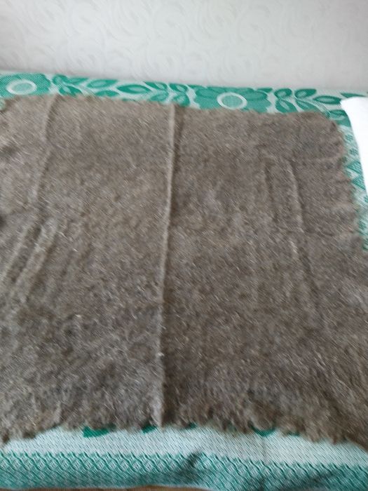 Шаль серая пуховая