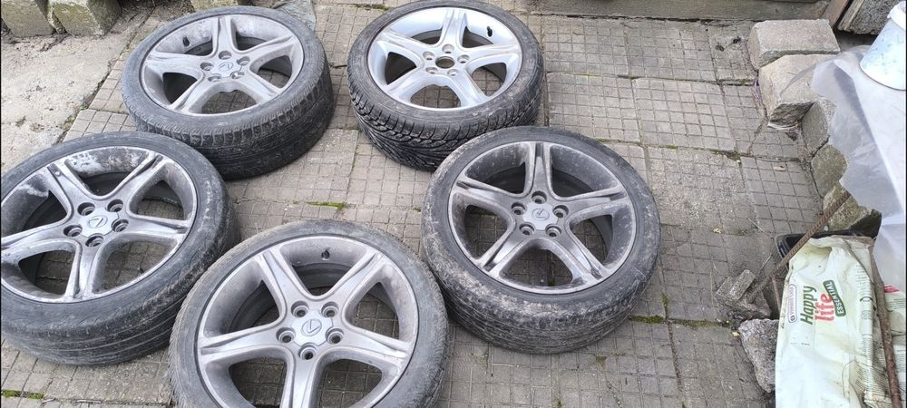 „17'' джанти 5x114.3 Lexus IS200 – 5 броя“