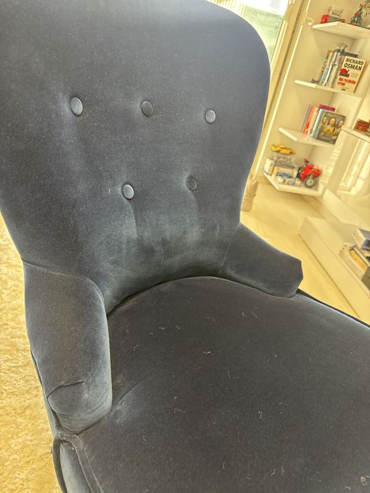 Vand Fotoliu IKEA Albastru Inchis