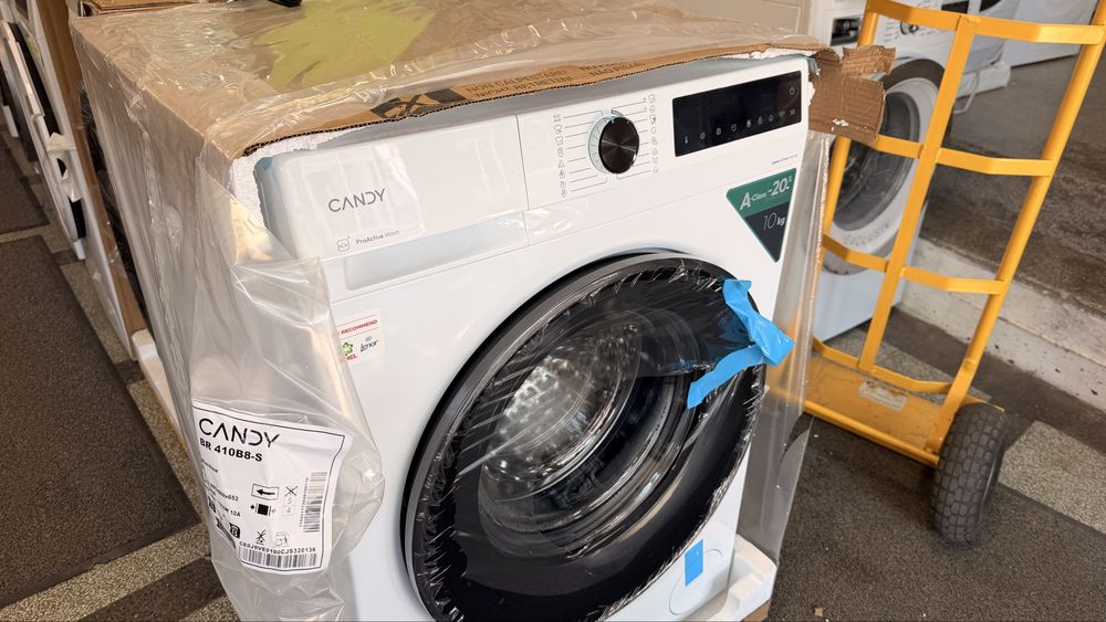 Нова Инверторна пералня CANDY PROWASH 500 BR 410B8-S 10 KG | КЛАС A | ИНВЕРТОР | ПАРА | WI FI