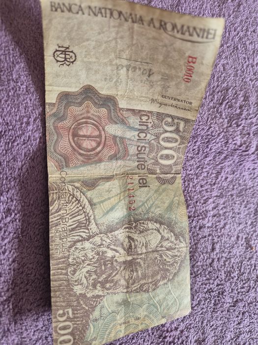 Vand bancnota 500 lei din 1991