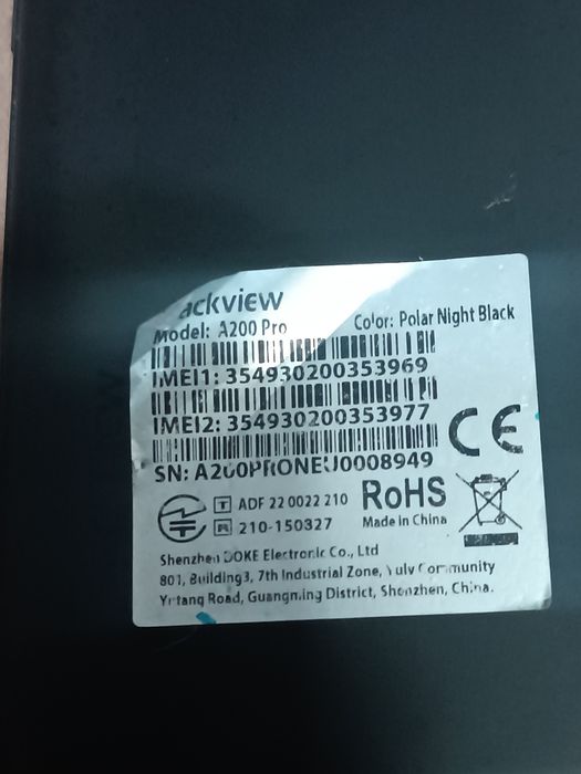 Blackview A200 Pro 12/256, работает частично