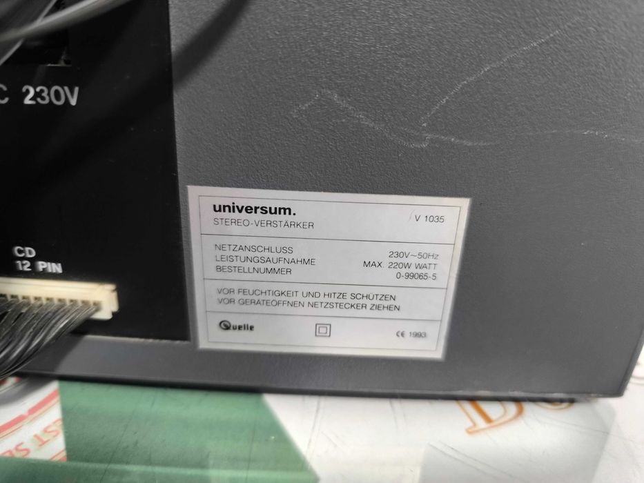 Sistem stereo Universum 1035 CD casete tuner equalizer karaoke