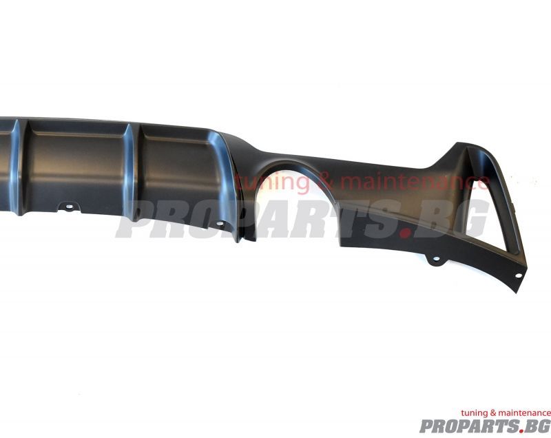 M perfromance дифузер с двоен изход за BMW f32 f33 f36 13-