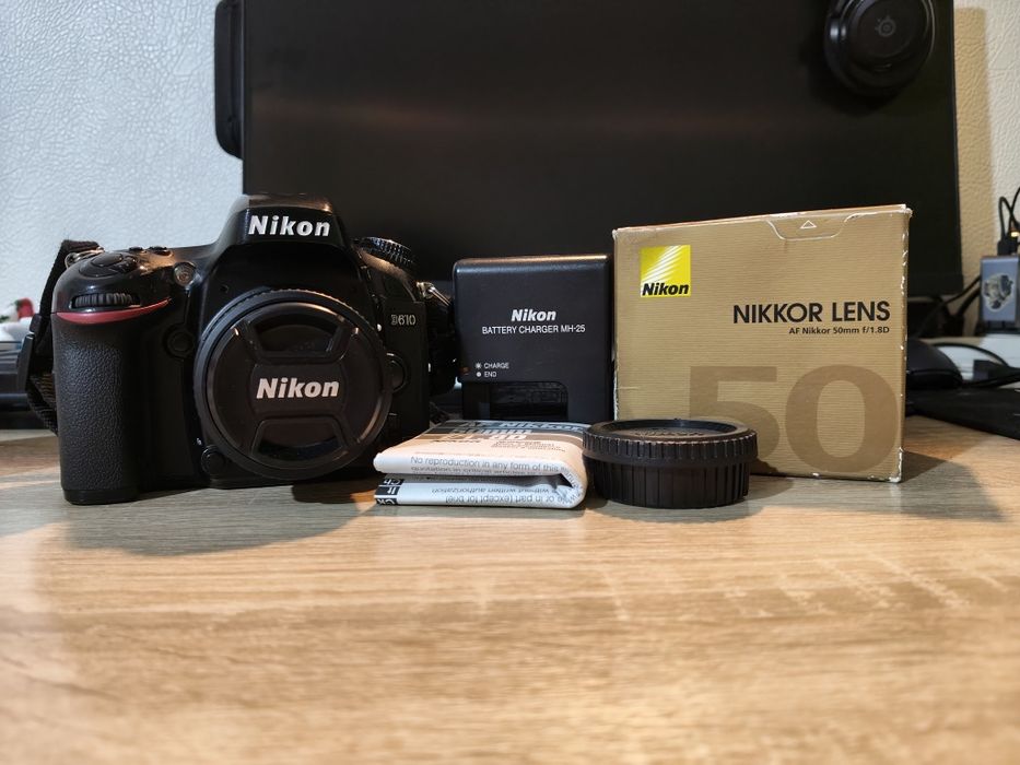фотоаппарат Nikon D610 + Nikon 50 1.8D