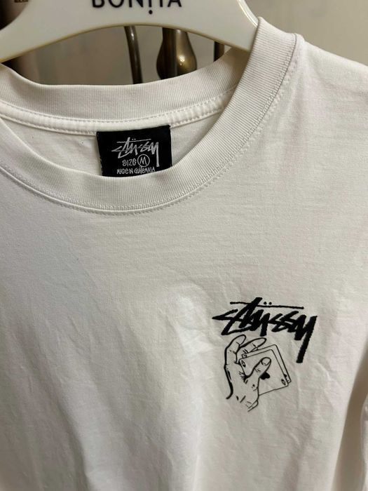 Tricou Stüssy original alb, mărimea M – Nou, fără etichetă