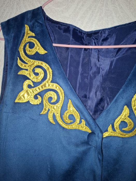 Кажекей голубой с орнаментом