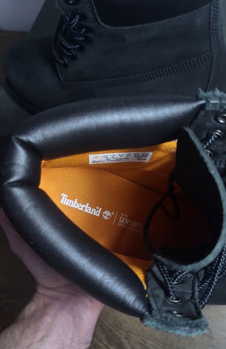 Timberlands 6in Black Boots
