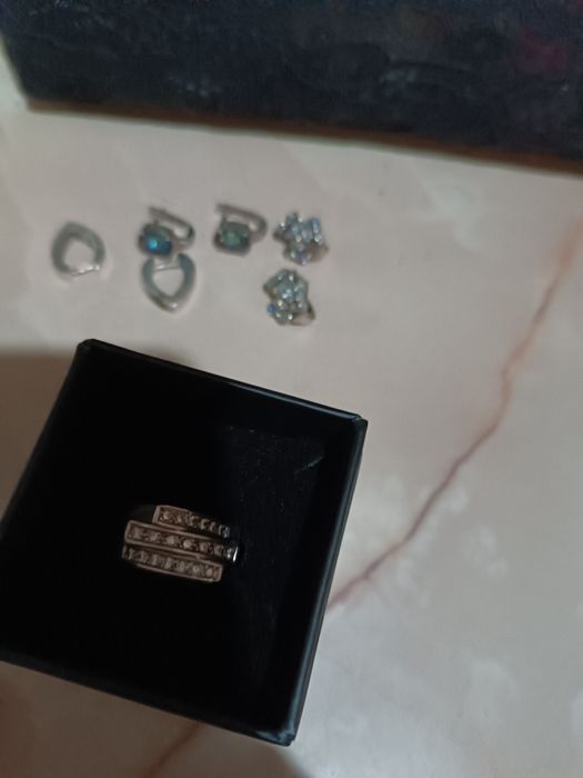 Сребърни пръстени от Аржентина и обеци