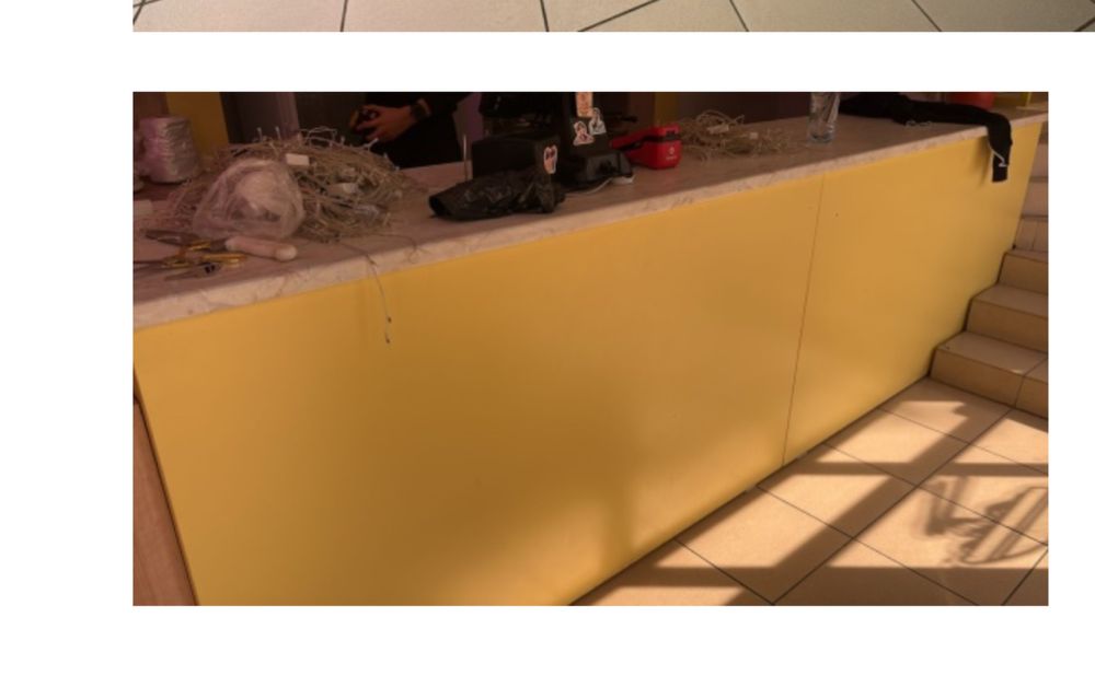 ресепшн 3.6 метра секциями