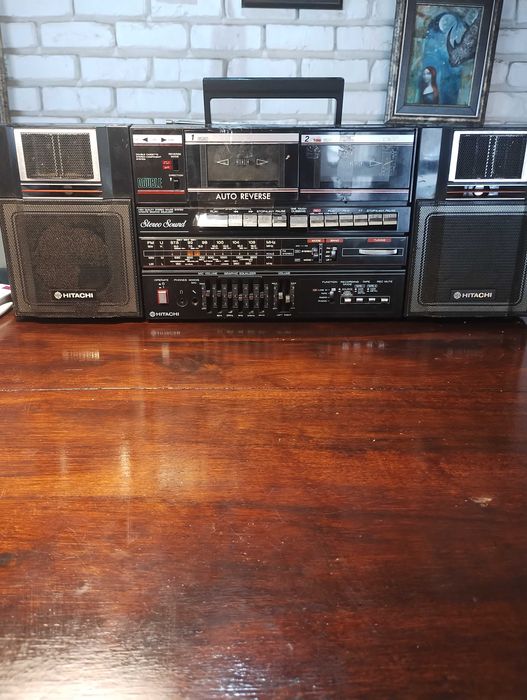 HITACHI MODEL-no-TRK-W550E двукасетъчен касетофон