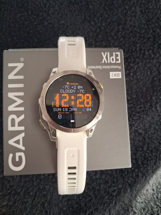 Garmin Epix gen 2 Amoled/saphire titanium ca nou.pret fix