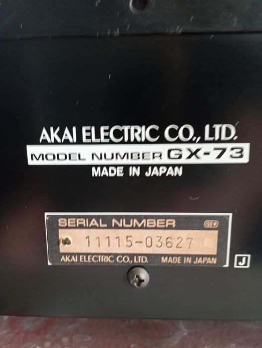 Кассетная дека Akai gx-73