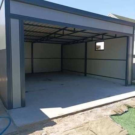 Executam garaje pe structura metalica usoara