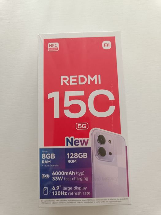 Redmi 15C чисто нов
