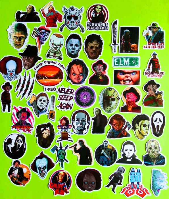 Стикери SpitFire BG Skull GTA ROCK комплект 50 бр