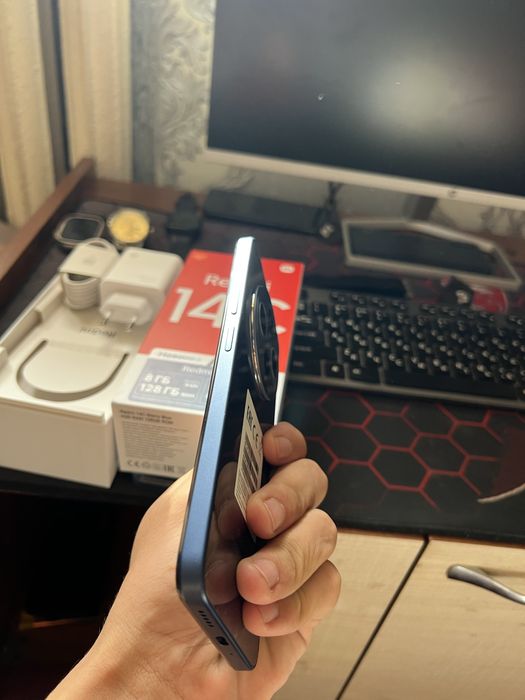 Redmi 14c yangi umuman ishlatilmagan karobka dakument full