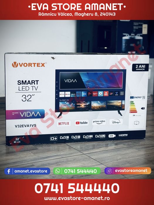 Televizor LED Smart HD VORTEX 81cm Dolby Digital VIDAA CI+ Slot
