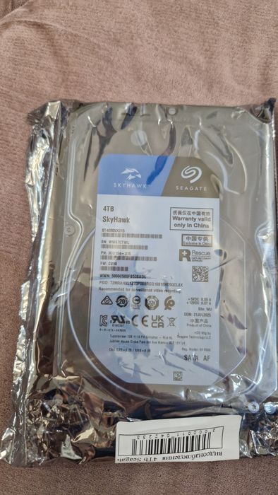 Продам жесткий диск 4 тб. для видео наблюдения
