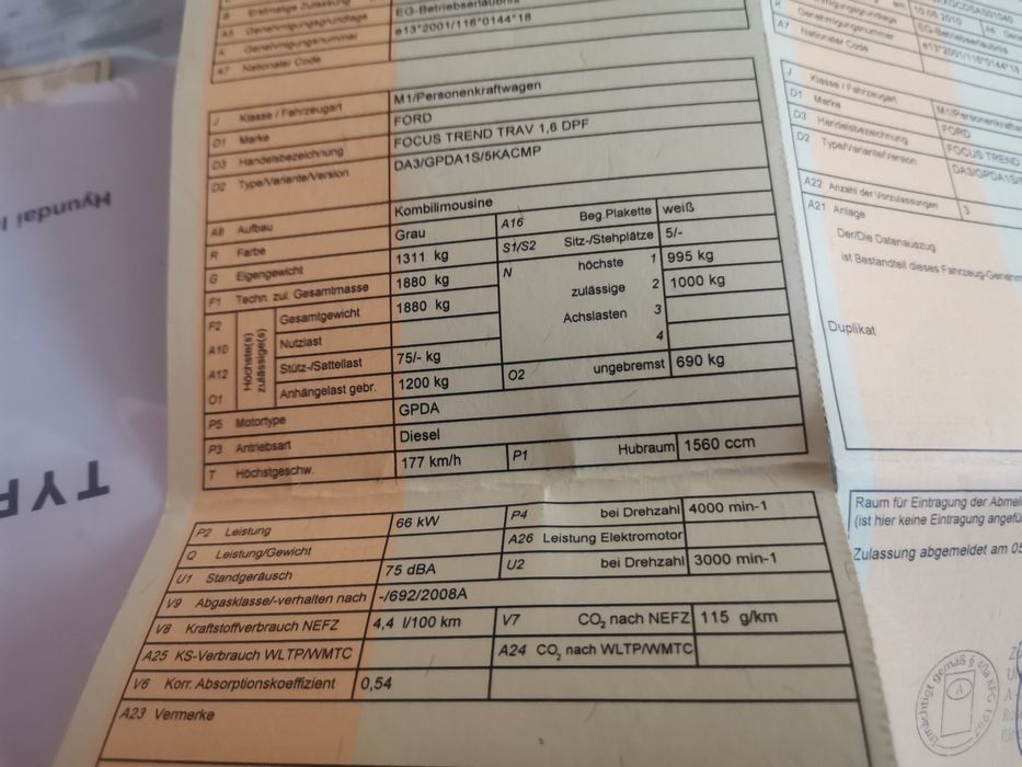 Ford focus 1.6HDI 90КС GPDA за части