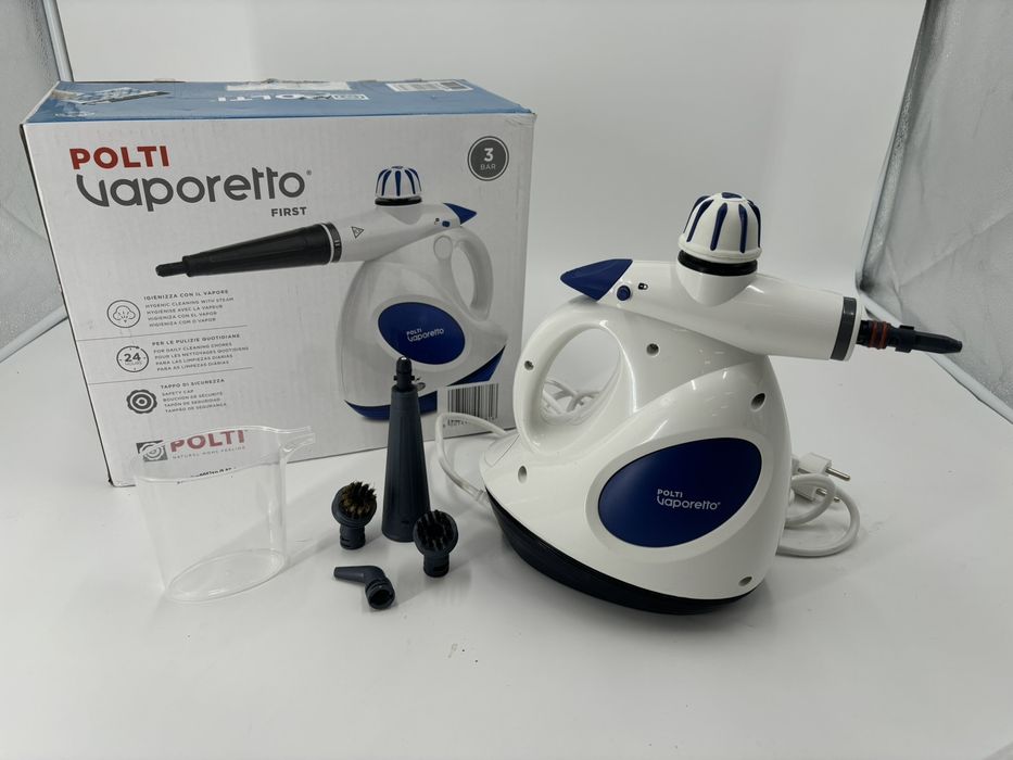 Парочистачка Polti Vaporettino First, 1000 W, Бяла/Синя