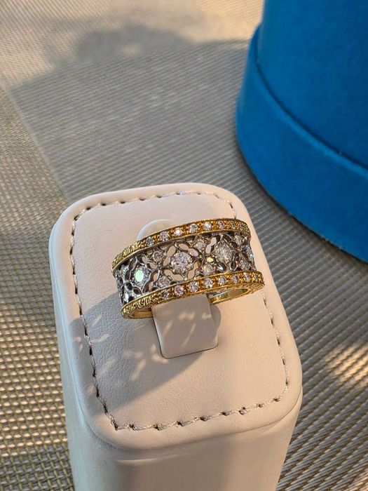 Inel Aur 18 kt cu diamante naturale