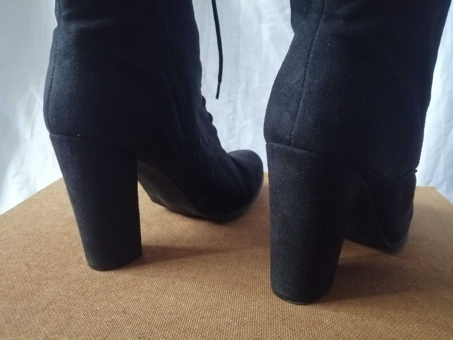 № 41 дамски ботуши с висок ток и връзки WILD DIVA