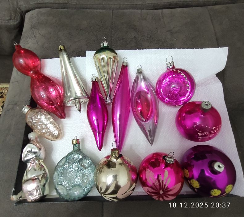 Ёлочные игрушки из СССР