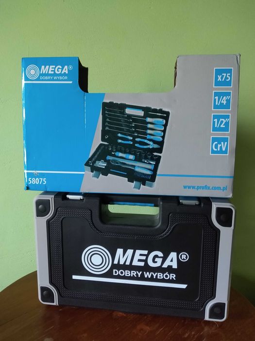 Trusa Combinata De Scule, 75 piese, Mega