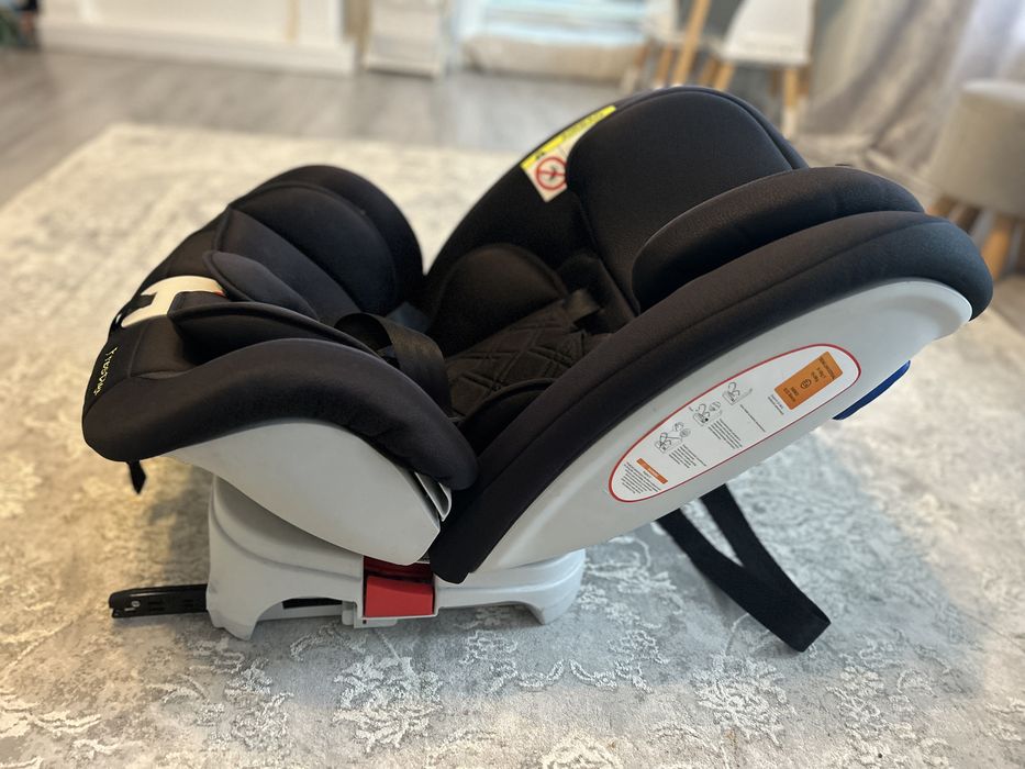 Scaun auto Baby Jolie Prestige IDL, ISOFIX, Rotire 360°, 0-36 Kg, Negru