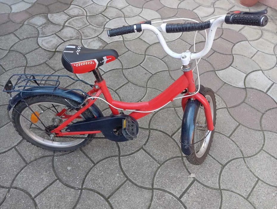 Bicicleta copii 4 - 7 ani roti de 16 inch cu roti ajutatoare