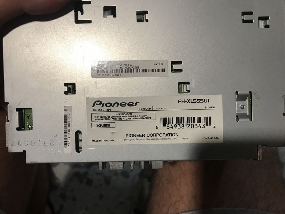 Магнитолла Pioneer каспи Рэд,Рассрочка